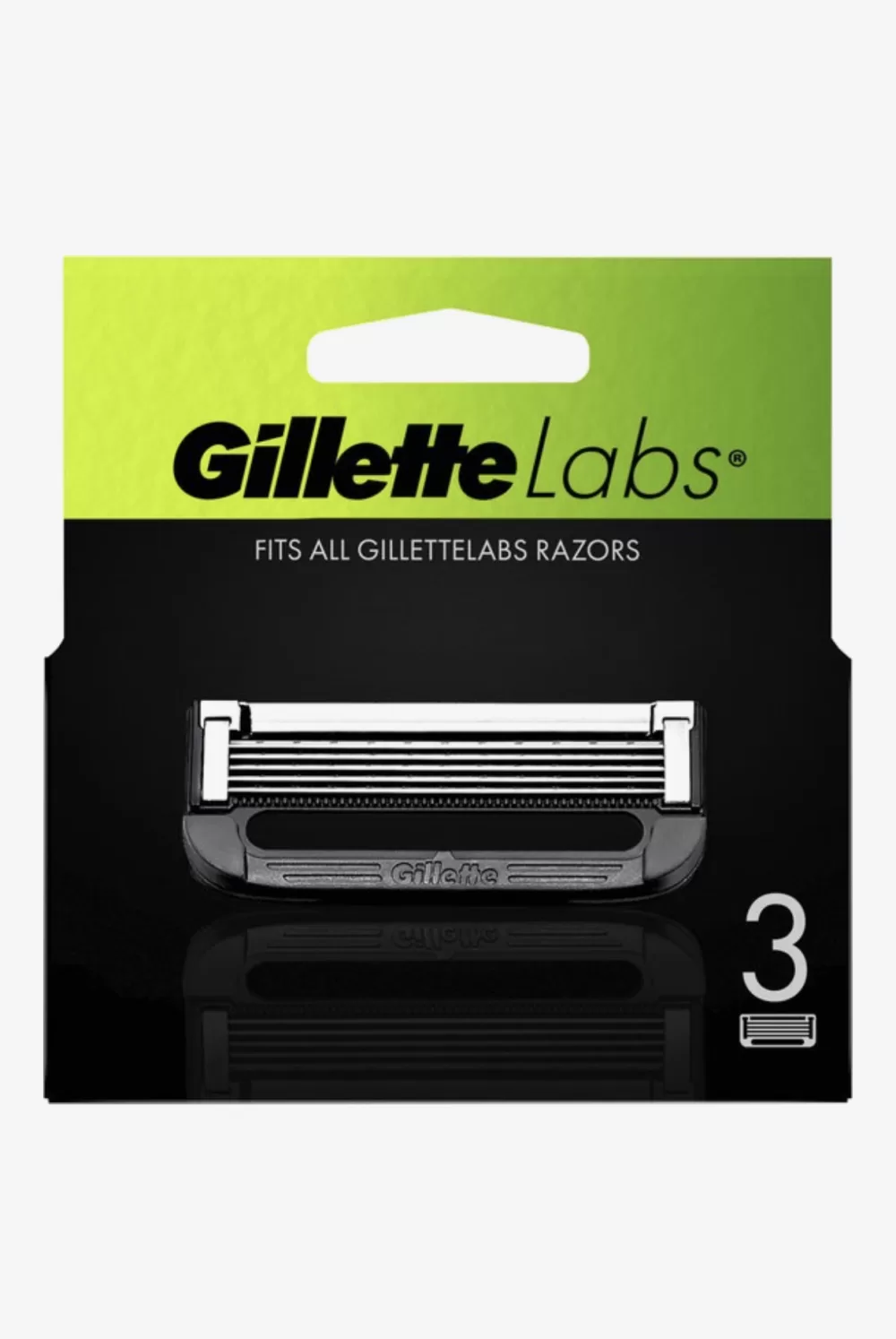 Gillette Navulmesjes voor GilletteLabs – 3 Stuks, Geschikt voor Exfoliating Bar & Heated Razor, Ultiem Comfort & Precisie