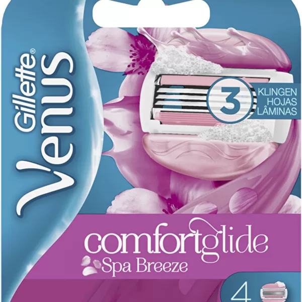 Gillette Venus Breeze Spa Rasierklingen (4er Pack) – Ersatzklingen für sanfte & gründliche Rasur, Hautpflege-Technologie