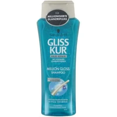 Gliss Kur Million Gloss Shampoo 250ml - Glanz & Pflege für strahlendes Haar, revitalisierende Formel, für alle Haartypen