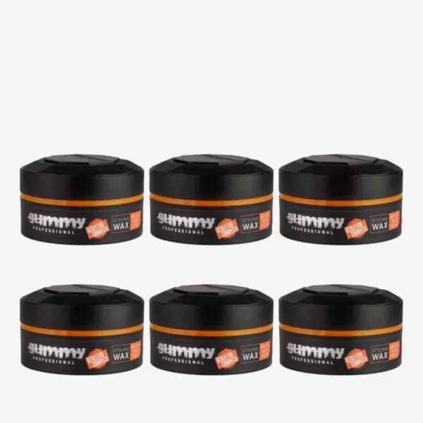 Gummy Keratin Complex Styling Gel - Max Hold - 6 Stück - Starker Halt für glänzendes Styling - Haarpflege & Frizz Kontrolle