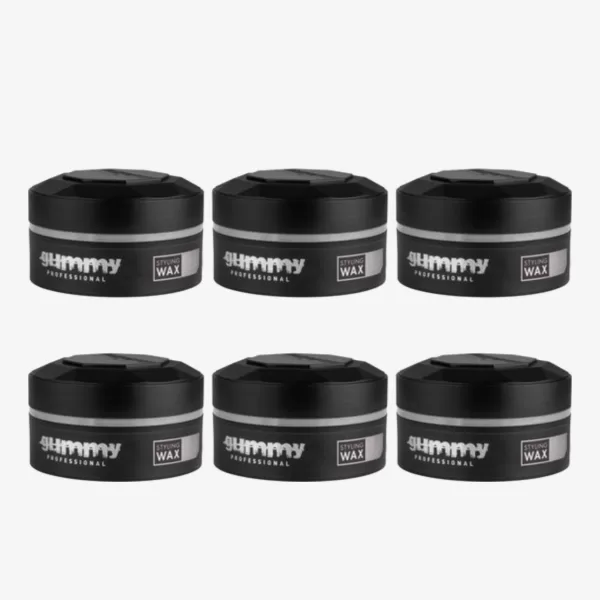 Gummy Styling Wax Casual Look - 6 Stück Haargel für flexiblen Halt und natürlichen Look, ideal für jeden Haartyp und Stil!