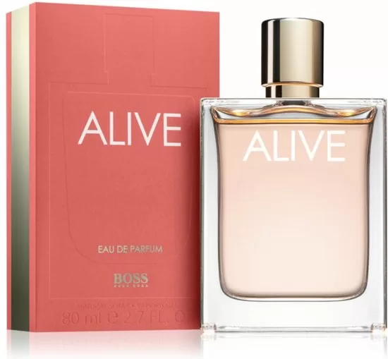 Hugo Boss Alive Eau de Parfum 80 ml - Damesparfum, Zelfverzekerd & Modern, Mix van Appel, Pruim, Jasmijn & Vanille, Positieve Energie