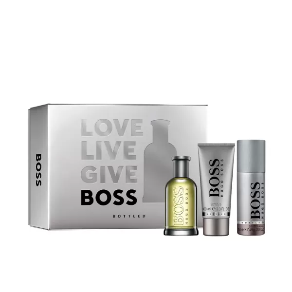 Hugo Boss Boss Bottled Geschenkset 100ml Parfum & 150ml Deodorant Spray – Frische Noten von Bergamot, Vanille & Zedernholz