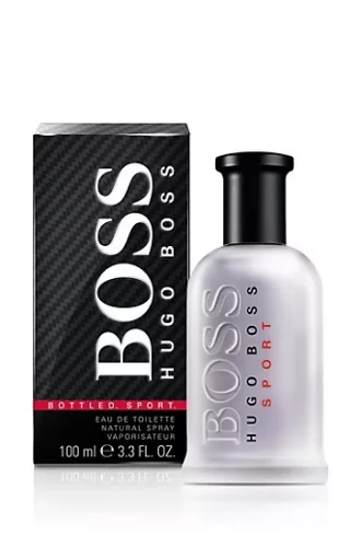 Hugo Boss Bottled Sport Eau de Toilette Spray 100 ml - Frischer Herrenduft für aktive Männer, ideal für Sport und Freizeit