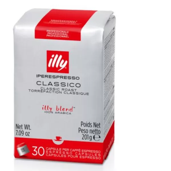 ILLY Iperespresso Kapseln Classico – 30 Stück, aromatische Arabica-Mischung, samtiger Geschmack, fairer und nachhaltiger Kaffeeanbau.