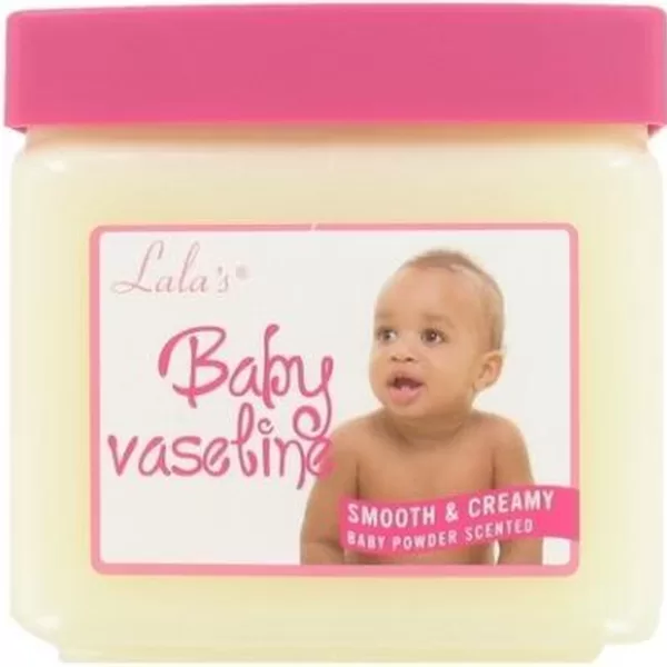 Lala's Baby Vaseline 368g - Vitamine E & Aloe Vera, Hydrateert en Kalmeert Babyhuid, Verzorgt Droogheid en Schaafwonden