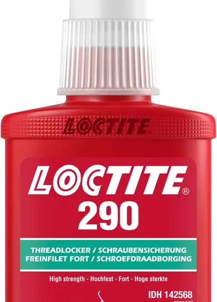 LOCTITE 290 Groen Schroefdraadborgmiddel 50ml – Medium/Hoge Sterkte, Ideaal voor Bestaande Verbindingen, Bestendig tegen Oliën, M6 Max.