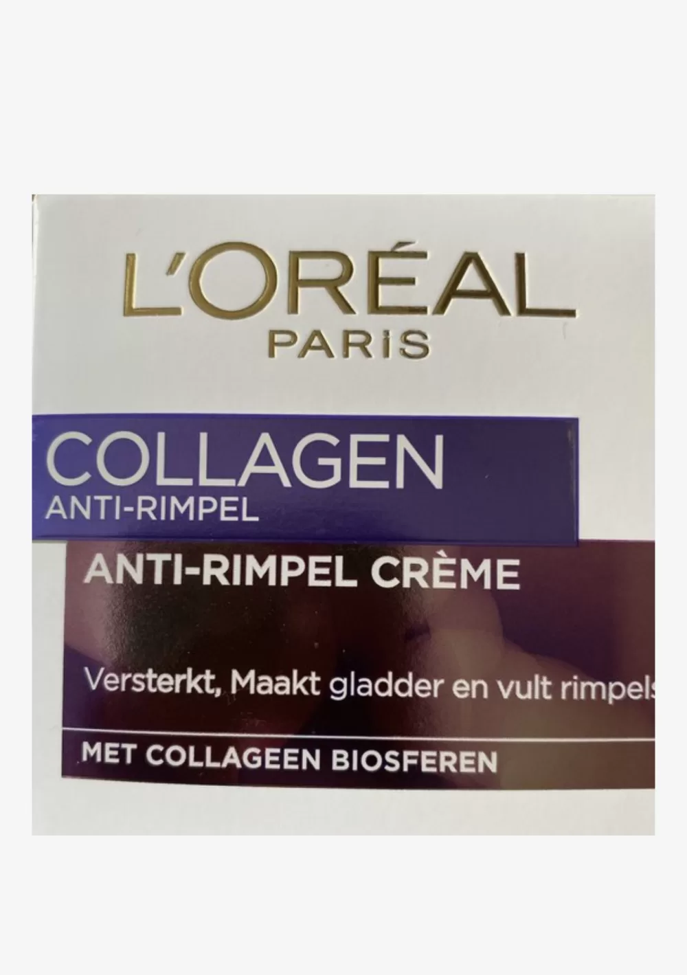 L'Oréal Paris Anti-Rimpel Dagcrème Collagen 50 ml - Verstevigt & Maakt Huid Glad, Vermindert Rimpels, Met Collageen Biosferen