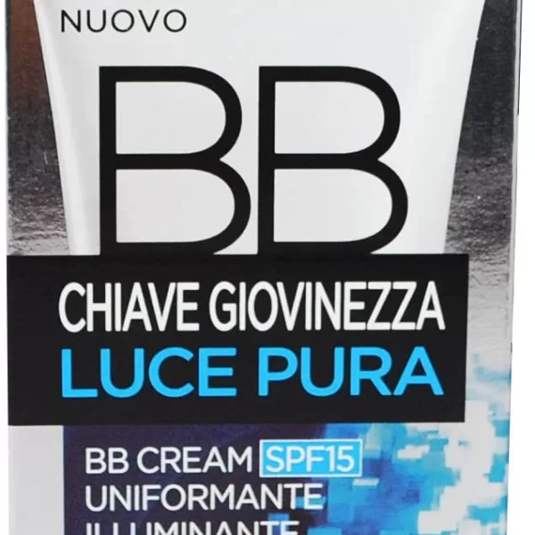 L'Oréal Chiave Giovinezza Luce Pura - BB Cream & Siero, Hydraterende Verhelderende Make-up voor een Stralende Huid