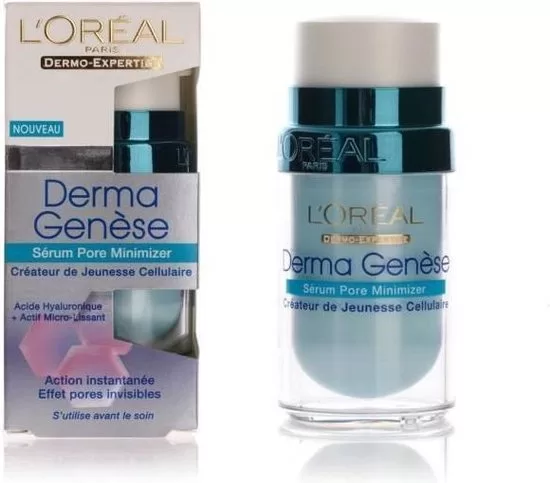 L'Oréal Derma Genesis Serum 15ml – Pore Minimizer, Verjongend, Romige Textuur, Voor Snellere Huidherstel, Jeugd Creator