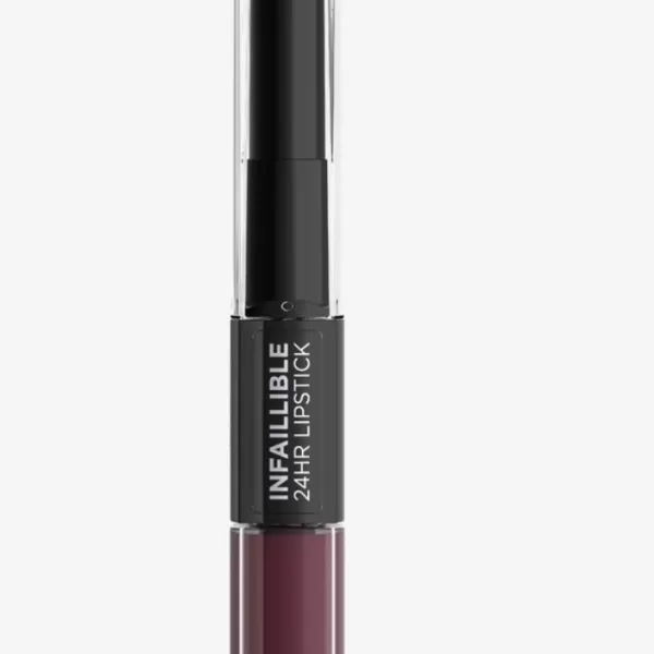 L'Oréal Infaillible 24H Lippenstift 215 Wine O'Clock - langhaltende, intensive Farbe, 5.7 ml, nicht abfärbend, verzorgende balsem