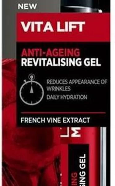 L’Oréal Men Expert Vita Lift Gel Flash 50ml - Antirimpel voor Normale Huid, SPF 00, Verfrissend en Hydraterend voor Heren