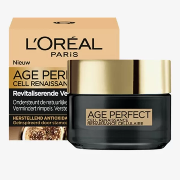 L'Oréal Paris Age Perfect Cell Renaissance Dagcrème 50 ml - Anti-Aging, Verstevigend, met Neohesperidine & Vitamine E voor Stralende Huid