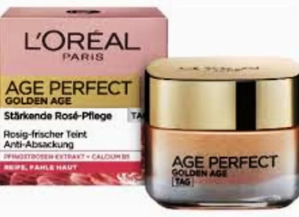 L'Oréal Paris Age Perfect Golden Age Dagcreme 50 ml für 55+ Haut - Verstevigend, hydraterend, met Pioenroosextract & Iris, dermatologisch getest.