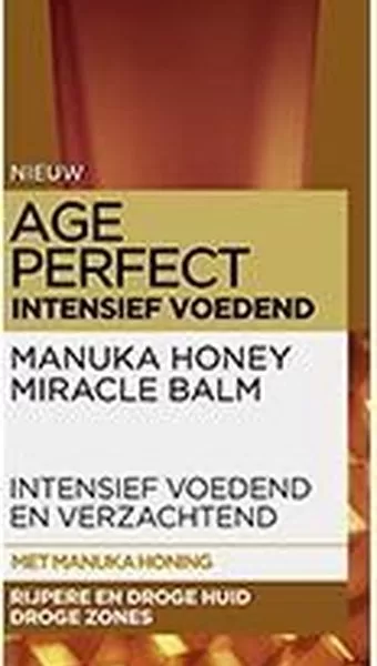 L’Oréal Paris Age Perfect Miracle Balm 40ml – Intensief Voedende Bodycrème met Manuka Honing voor Droge Huid, Herstel en Comfort