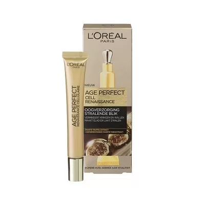 L'Oreal Paris Expert Age Perfect Cell Renaissance Oogverzorging 15ml - Verjongende Oogcrème met Zwarte Truffel & Cafeïne tegen Donkere Kringen