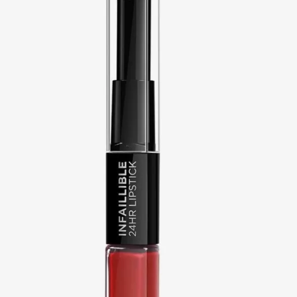 L'Oréal Paris Infallible 24H Lippenstift nr. 506 Red Infaillible - Langhaltende, hydratisierende Farbe für 24 Stunden perfekten Look