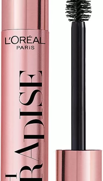 L’Oréal Paris Lash Paradise Mascara 01 Black – Zwarte Volume Mascara voor Gevoelige Ogen – 6,4 ml met Rozengeur en Castorolie