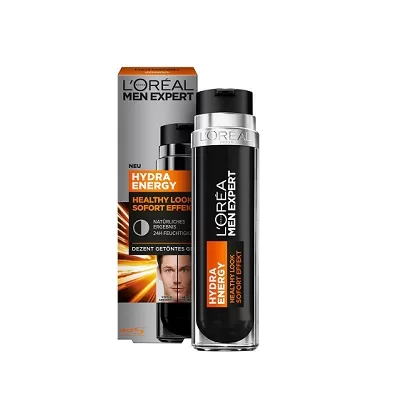 L'Oréal Paris Men Expert Healthy Look Getinte Gezichtsgel - Hydraterend, 50 ml - Hydratatie & Natuurlijke Look tot 24u, Met Vitamine C