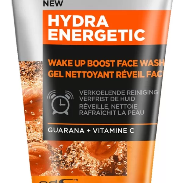 L’Oréal Paris Men Expert Hydra Energetic Face Wash 100 ml - Reinigingsgel voor Droge Huid - Verfrissend & Kalmerend (x6)