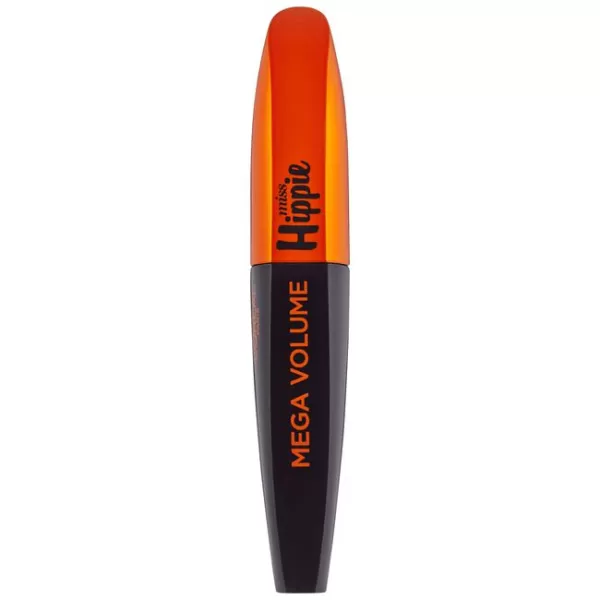 L'Oréal Paris Miss Hippie Mega Volume Mascara 01 Black - Wimpern mit extra Volumen & hippie chic Look, zigzag Bürste für perfekte Anwendung