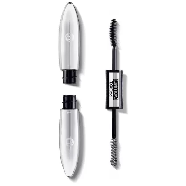 L’Oréal Paris PRO XXL VOLUME Mascara Zwart 12 ML - 2-staps formules voor maximaal volume, vlekvrij, geschikt voor gevoelige ogen, met panthenol.