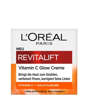 L’Oréal Paris Revitalift Vitamin C Glow Creme – Aufhellende Anti-Aging Gesichtscreme für strahlende Haut, 50ml