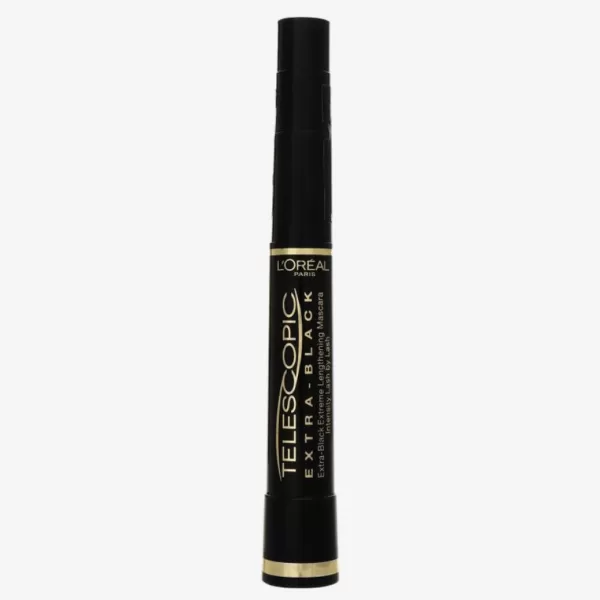 L’Oréal Paris Telescopic Mascara Extra Black - 8 ml, Lengteverlenging met micro-vezels, Perfecte dekking voor elke wimper