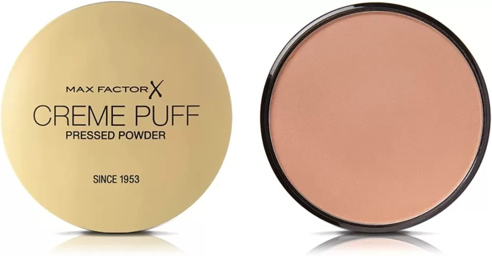 Max Factor Crème Puff Gezichtspoeder - 05 Translucent, Luxe Compact Poeder met Medium tot Hoge Dekking & Matte Finish met Glans