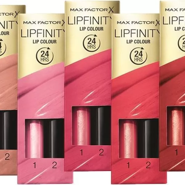 Max Factor Lipfinity 24HR Lip Colour Lipgloss - 115 Confident, langanhaltend, intensiv, matte Farbe, pflegend, perfekte Lippen für jeden Anlass