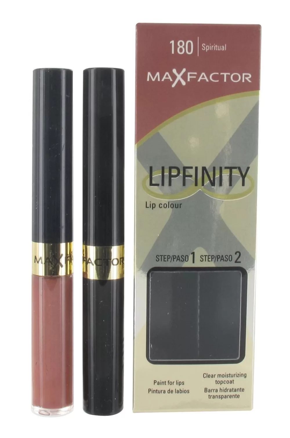 Max Factor Lipfinity 180 - Langhoudende Vloeibare Lippenstift met Hydraterende Topcoat, 24 Uur Prachtige Kleur en Glans