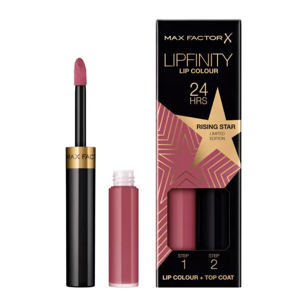 Max Factor Lipfinity Rising Stars 082 Stardust Lippenstift - Langdurige, hydratiserende Lippenfarbe, 24h Halt, Hollywood-inspiratie