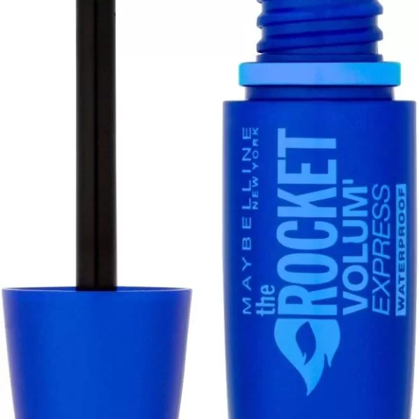 Mascara Waterproof Noir Volume X8 Gemey Maybelline - Ultra-Volumatrice, Gel Formel, Brosse Flexible, Application Express, Cils Sans Paquet