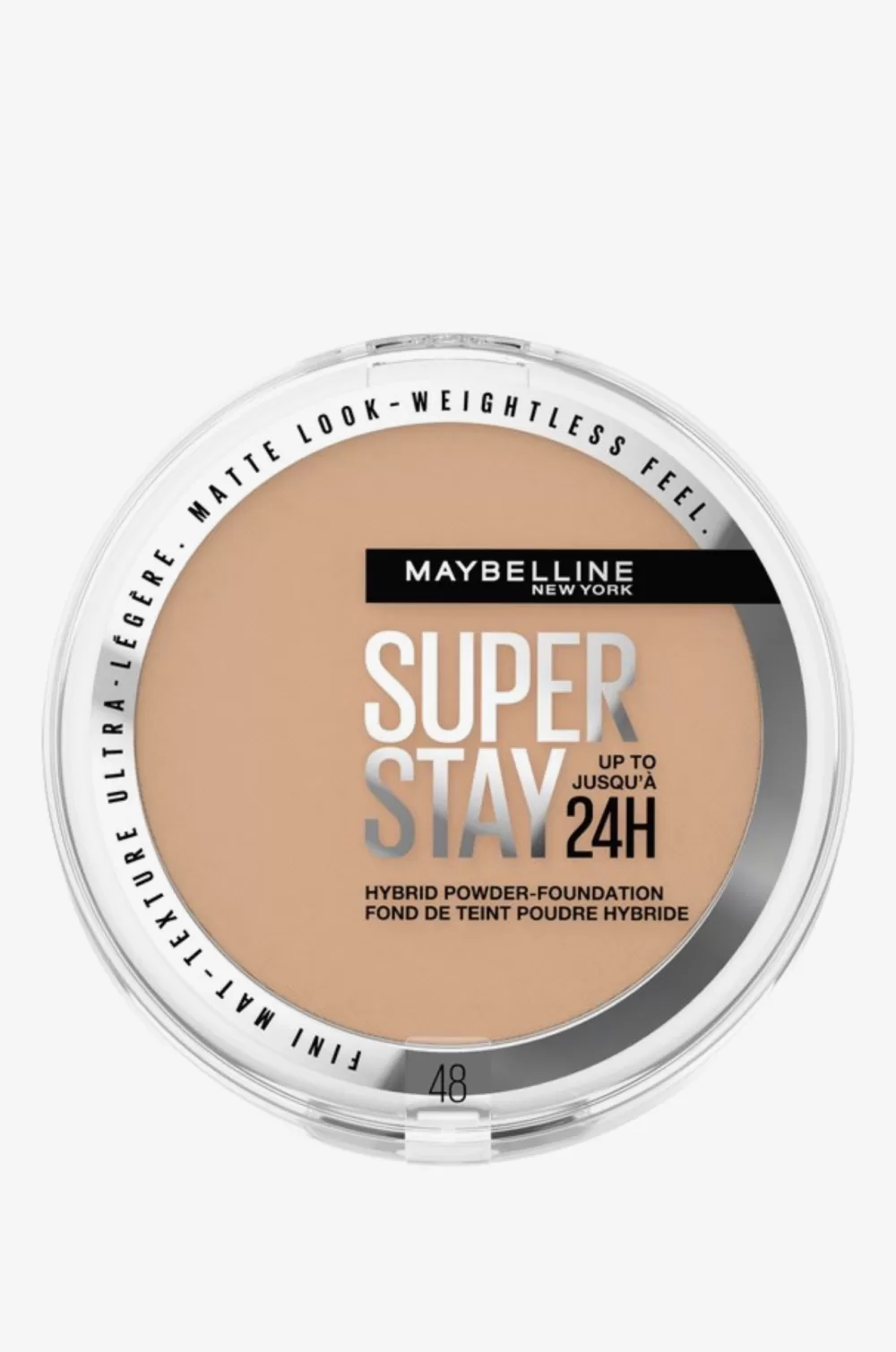 Maybelline SuperStay 24H Hybrid Powder Foundation 48 - Langhoudend, Waterproof, Matte Dekking, Superlichte Textuur - Poeder Foundation