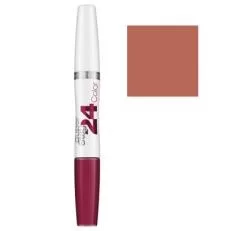 Maybelline SuperStay 24H Lipstick 730 Timeless Brown - Langdurige, Hydraterende Lipcolor met Flexibele Applicator, Perfecte Dekking en Comfort