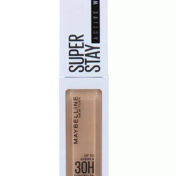 Maybelline SuperStay 30H Active Wear Concealer - 30 Honey, langanhaltende Abdeckung, wasserfest, leichtes Tragegefühl, Make-up für jeden Tag