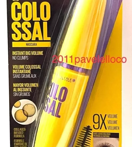 Maybelline The Colossal Volum’ Express Waterproof Mascara - Classic Black | Volumizing, Klontvrij, Oftalmologisch Getest, Geschikt voor Lensdragers