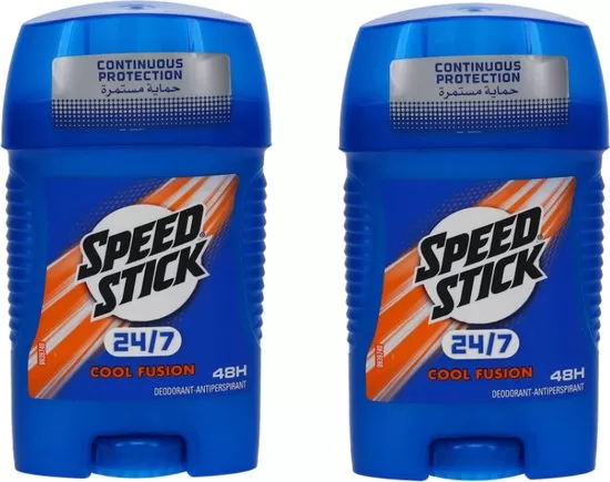 Mennen Speed Stick Deodorant Cool Fusion – 6 x 50 ml | 48h Anti-transpirant bescherming, vermindert okselvocht, frisheid voor de hele dag