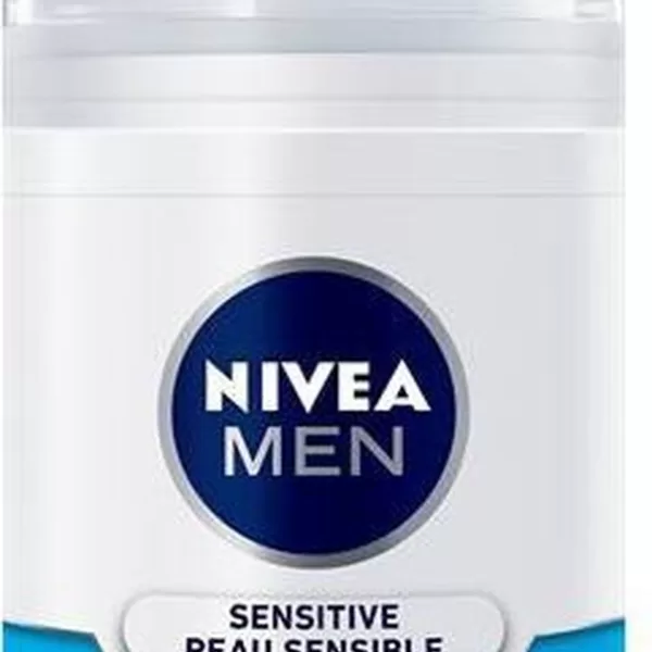 NIVEA MEN Sensitive Cooling Gezichtsgel 50 ml – Alcoholvrij, Lichtgewicht, met Kamille & Zeewier Extract voor Zachte Huidzorg