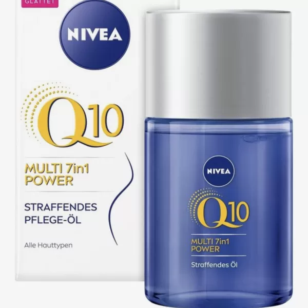 NIVEA Q10 7in1 Verstevigende Body Olie 100ML – Voedt, verstevigt, egaliseert huidskleur, vermindert striae, dermatologisch goedgekeurd