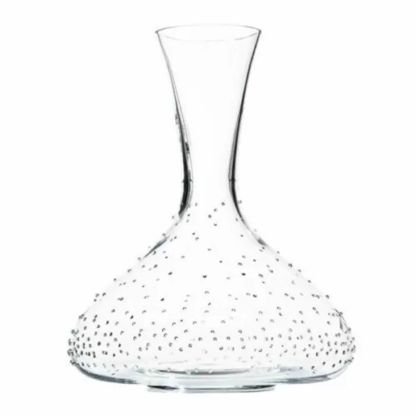 Novoline Decanter mit Swarovski® Kristallen – Eleganter Glasbehälter für Wasser & Wein, spülmaschinenfest, inkl. passende Gläser erhältlich