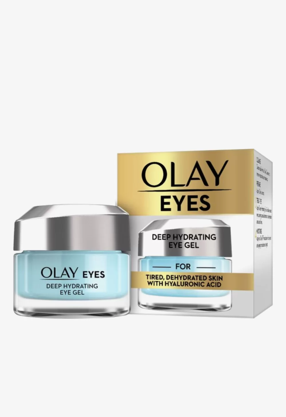 Olay Eyes Hydraterende Ooggel met Hyaluronzuur - 15ml voor Vermoeide & Droge Huid - Peptiden, Niacinamide & Komkommerextract