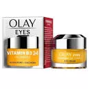 Olay Vitamine B3 + Vitamin C Oogcrème 15ml - Hydratatie, Versteviging, Parfumvrij, Voor Gevoelige Huid, Antioxidanten, Niet-vettig