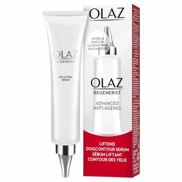 Olay Regenerist Liftend Oogcontourserum – Anti-Aging Oogcrème voor Fijne Lijntjes, Rimpels, Hydratatie & Stralende Huid – Geurvrij, Amino-Peptide Complex