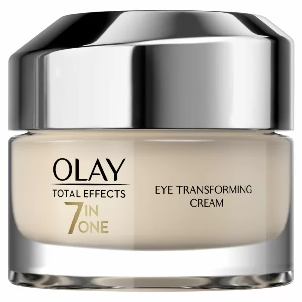 Olay Total Effects 7-in-1 Oogcrème met Niacinamide - 15 ml, Hydratatie, Vermindert Donkere Kringen, Fijne Lijntjes, Geschikt voor Alle Huidtypen