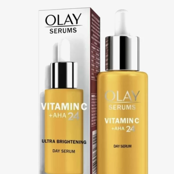 Olay Vitamin C + AHA 24 Serum mit Niacinamide & Peptiden – Aufhellend, Feuchtigkeitsspendend, Anti-Aging – 30ml Hautpflege