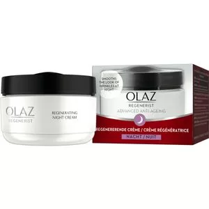 Olaz Regenerist Nachtcrème - Voor Alle Huidtypes - Vermindert Rimpels & Lijntjes - Luxueuze, Niet-Vette Formule met Amino-Peptiden