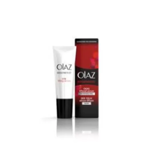 Olaz Regenerist Oog Serum Liftend - 15ml, Verheldert & Lift, Vermindert Fijne Lijntjes, Jeugdige Huid, Glad & Stralend Oogcontour