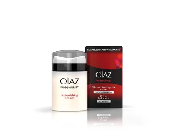 Olaz Regenerist Rijke Vochtinbrengende Creme 50ml - Intense Hydratatie & Huidvernieuwing met Amino-Peptide Complex voor Verbeterde Huidstructuur