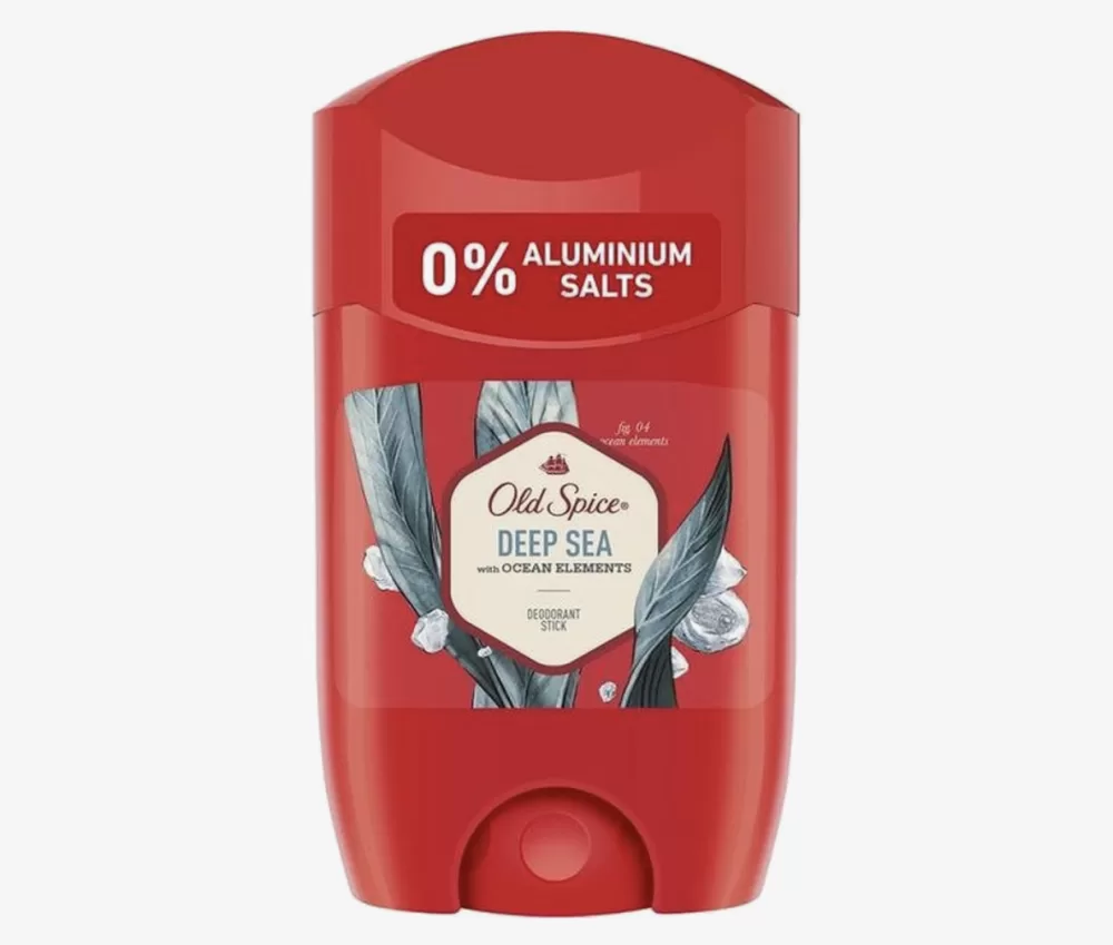 Old Spice Deep Sea Deodorant Stick 50ml - Unisex, Frisch & Langanhaltend, Duft für Männer und Frauen, Anti-Transpirant, Pflegeprodukte